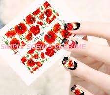 WATER TRANSFER NAIL ART STICKER